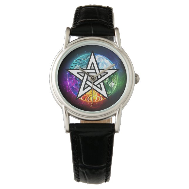 Montre pentagramme du Wiccan (devant)