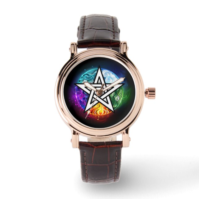 Montre pentagramme du Wiccan (Recto)