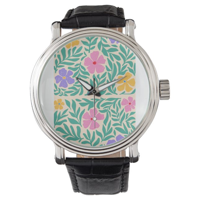 Montre  Per watches logo flawrs   (devant)