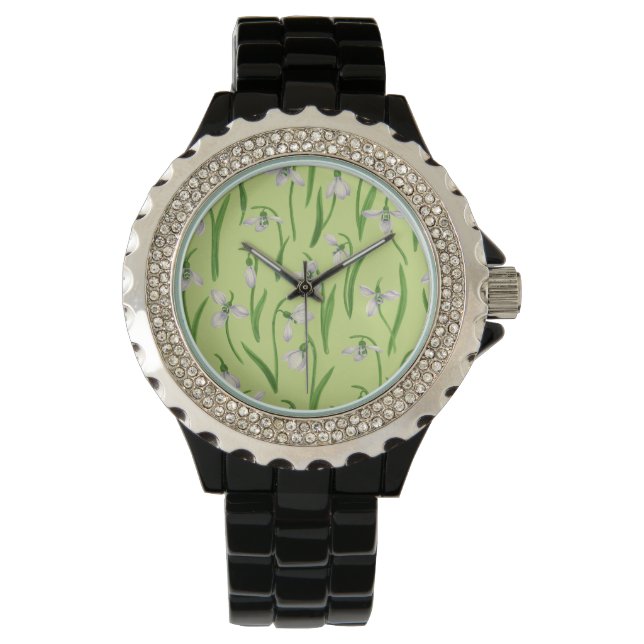 Montre Perce-neige sur miel de rosée (devant)