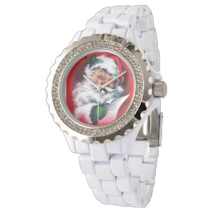 Montre Père Noël vintage, Joyeux Noël, heureux Père N