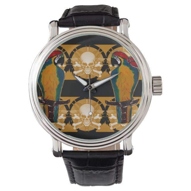 Montre Perroquets de pirates (devant)