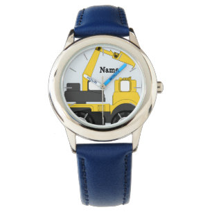Montre Personnalisé Boys Watch DIGGER TRUCK ajouter le no