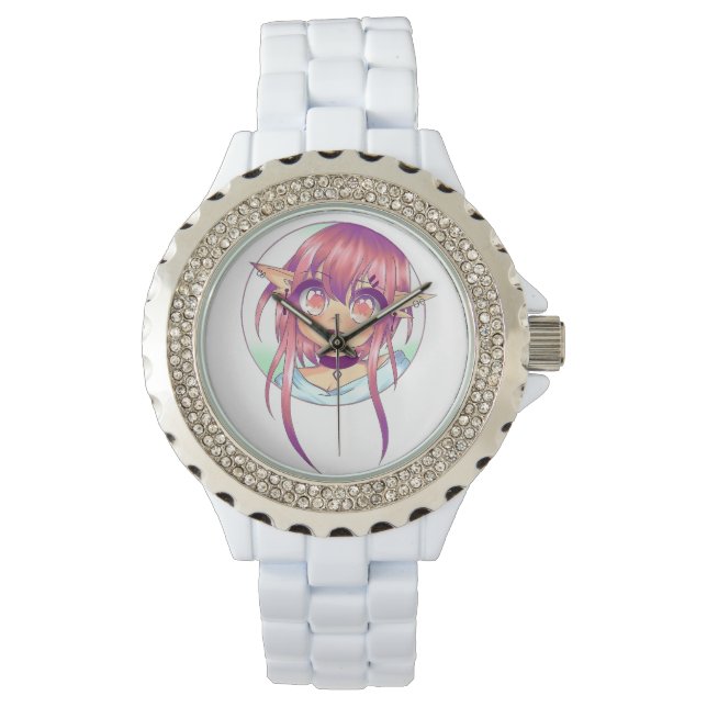 Montre Personnalisé Chandora Star Anime Elf Femme (devant)