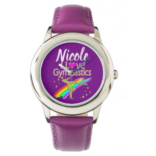 MONTRE PERSONNALISÉ J'AIME GYMNASTICS DESIGN