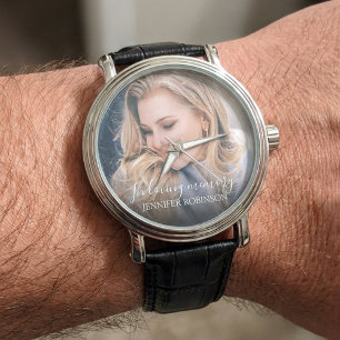Montre Personnalisé Moderne dans la mémoire d'amour   Mém