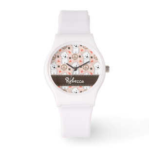 Montre Personnalisé Peace Love Westies