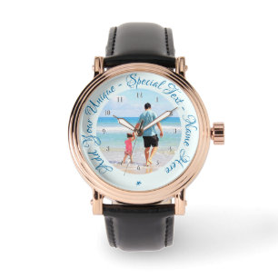 Montre Personnalisé Votre Photo Watch avec texte personna