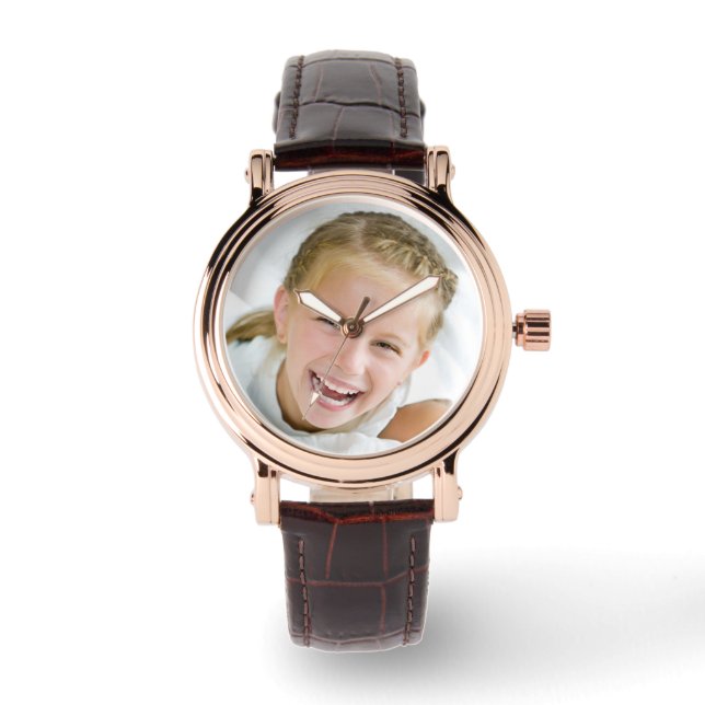 Montre personnalisée Ajouter une photo (Recto)