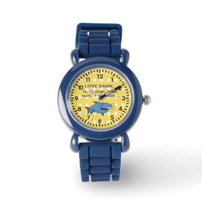 Montre personnalisée de surveillance de requin de  (Recto)