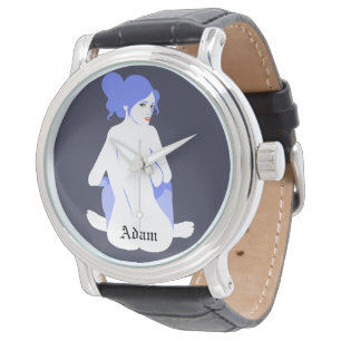 Montre personnalisée "de timbre de bruit de pas"