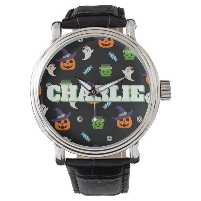 Montre personnalisée Halloween (devant)