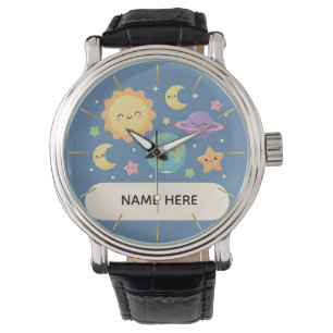 Montre personnalisée pour enfants avec un thème sp