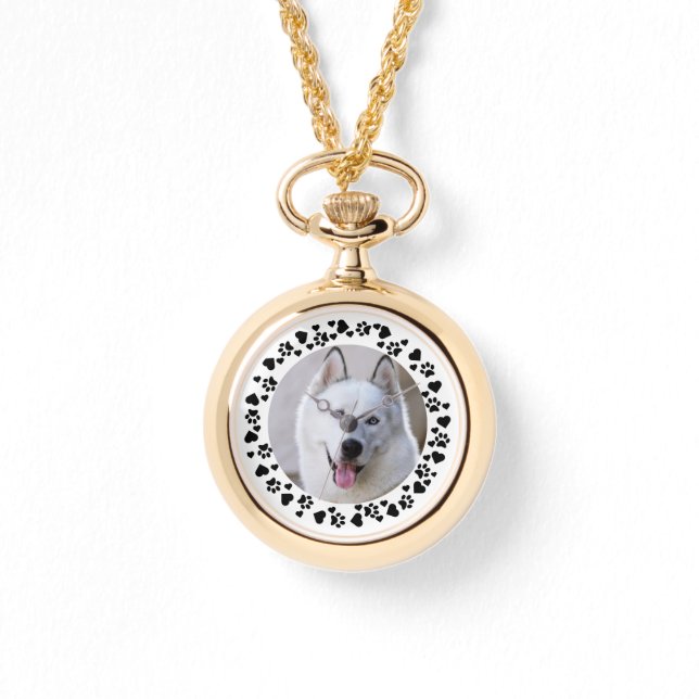 Montre Personnaliser Animaux de compagnie Photo Chien Emp (Recto)