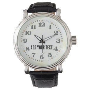 Montre Personnaliser ce blanc vintage classique