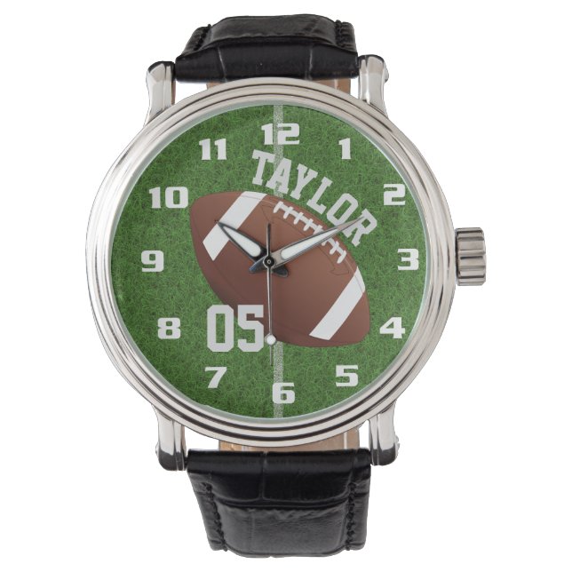 Montre Personnaliser le joueur Nom et numéro Football (devant)