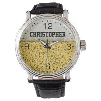 Montre Personnaliser le verre de bière