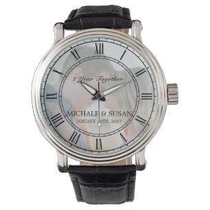 Montre Personnaliser l'homme de l'anniversaire du Mariage