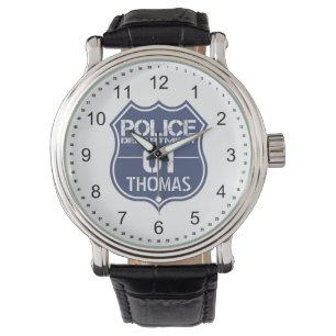 Montre Personnaliser Police Department Shield 01 - N'impo