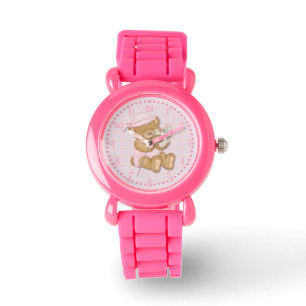 Montre Personnaliser ProduitTeddy Girl Pâques