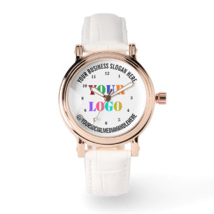 Montre Personnaliser votre entreprise Logo Texte Social M