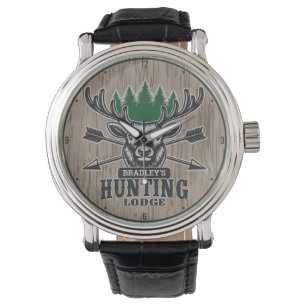 Montre Personnalité de Deer Elk Hunter Bow Hunting