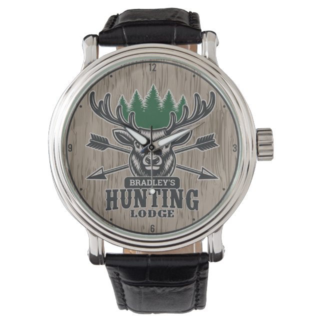 Montre Personnalité de Deer Elk Hunter Bow Hunting (devant)