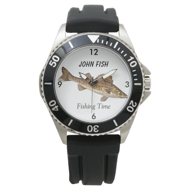 Montre Personnalité de la pêche aux renseignements (devant)