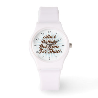 Montre Personne n'a eu le temps pour ça