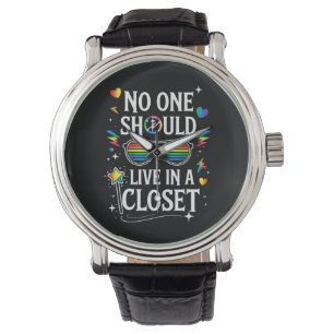 Montre Personne ne devrait vivre dans un placard LGBTQ Ga
