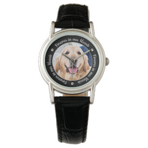 Montre Pet Memorial Forever dans nos coeurs Photo personn