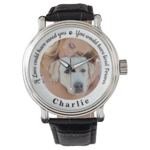 Montre Pet Memorial Keepsaké personnalisé chien photo