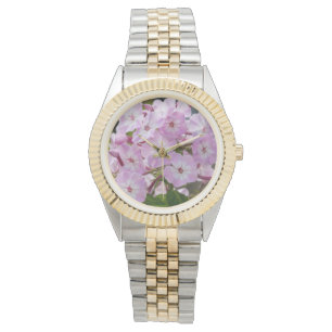 Montre Pétales de Phlox Unité – Floral Rose Clair