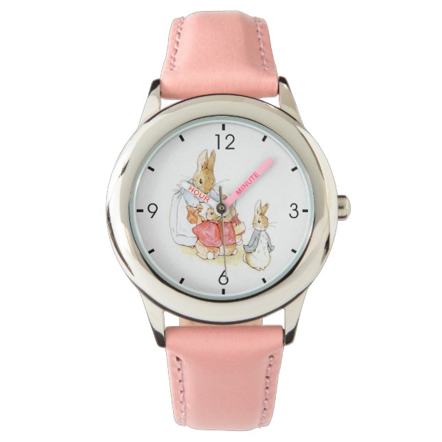 Montre Peter Rabbit et ses soeurs (par Beatrix Potter) (devant)
