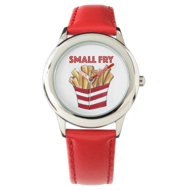 Montre PETIT FRY Fast Food Français Fries Foodie Kid Watc (devant)