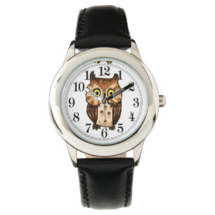 Montre Petit hibou brun