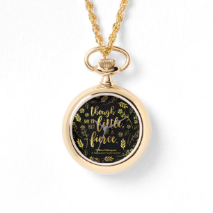 Montre Petit Mais Fierce William Shakespeare Gold Floral