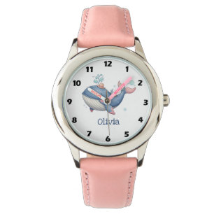 Montre Petite baleine mignonne et irrégulière