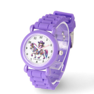 Montre Petite cowgirl mignonne