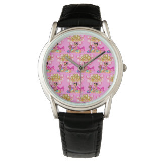 Montre Petite fille en rose