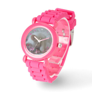 Montre Petite fille Kitty Rose Silicone Strap Watch
