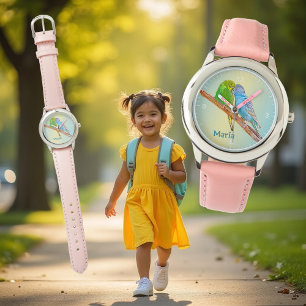 Montre Petits bougies de baiser -acrylique sur arrière -