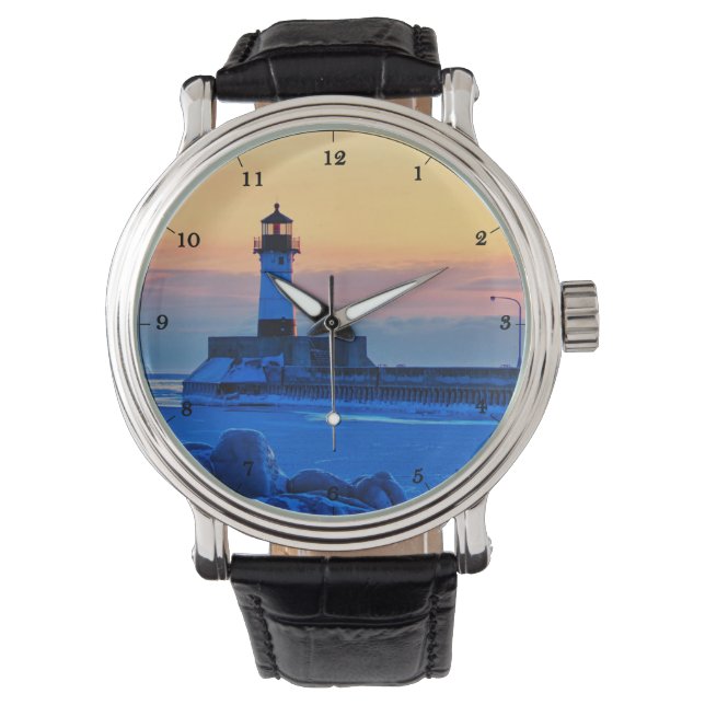 Montre Phare Duluth Minnesota Lac Supérieur (devant)
