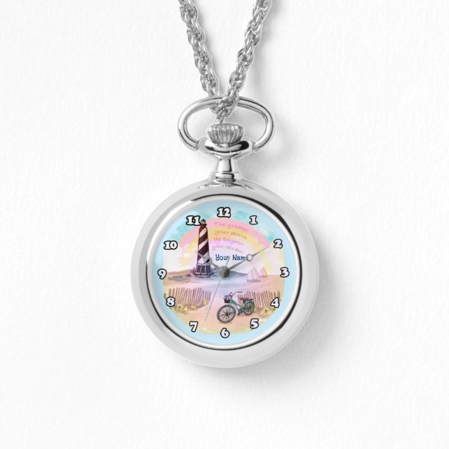 Montre Phare tempétueux de vélo (Recto)