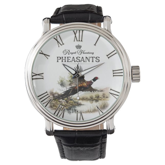 Montre Phéasants, Chasse royale (devant)