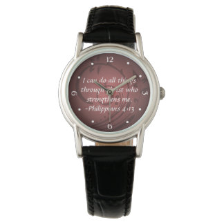 Montre Philippiens 4:13 Verse de la Bible chrétienne
