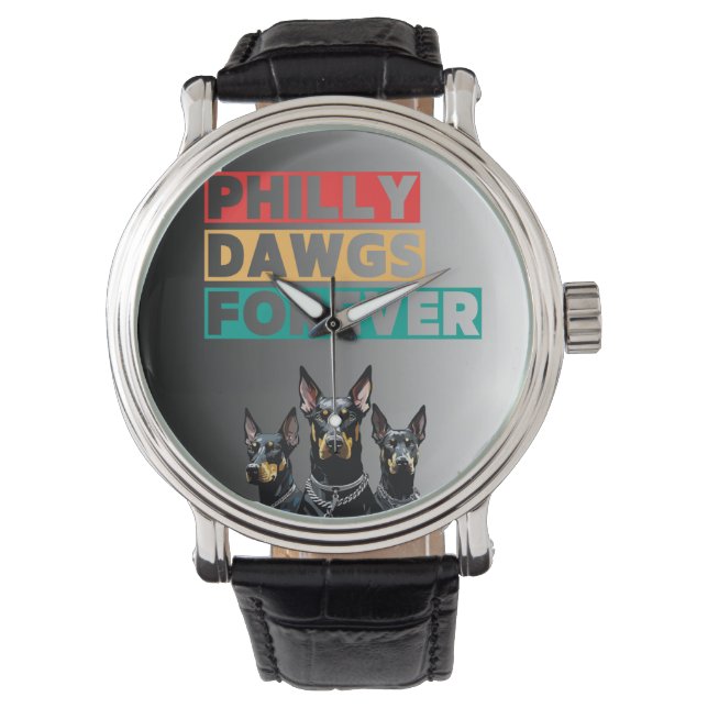 Montre Philly Dawgs Forever E-Montre – Style Digital Auda (devant)