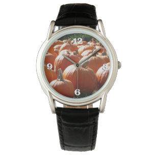 Montre Photo citrouille pour automne, Halloween ou Thanks