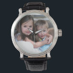 Montre photo customisée<br><div class="desc">Ajoutez n'importe quelle photo à cette montre spéciale. Parfait pour la Fête des pères.</div>
