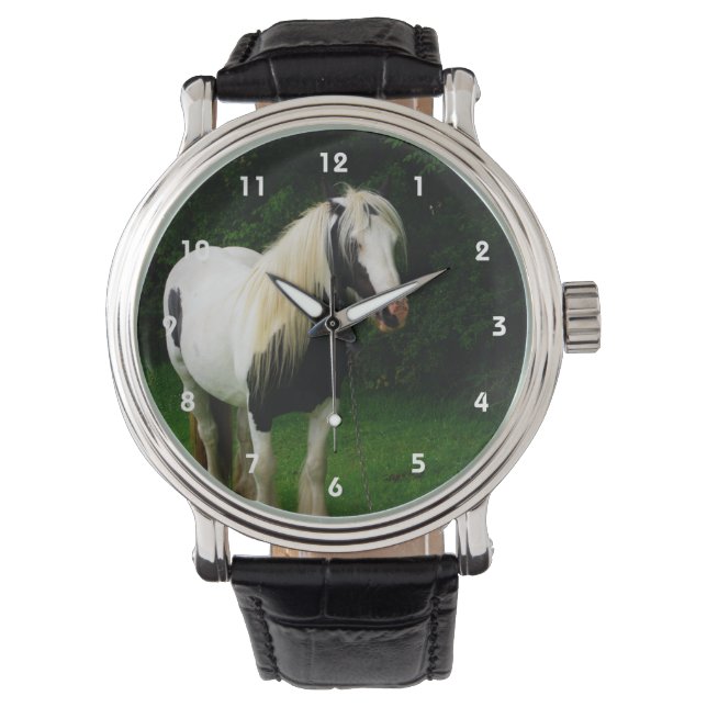 Montre Photo de cheval tzigane (devant)